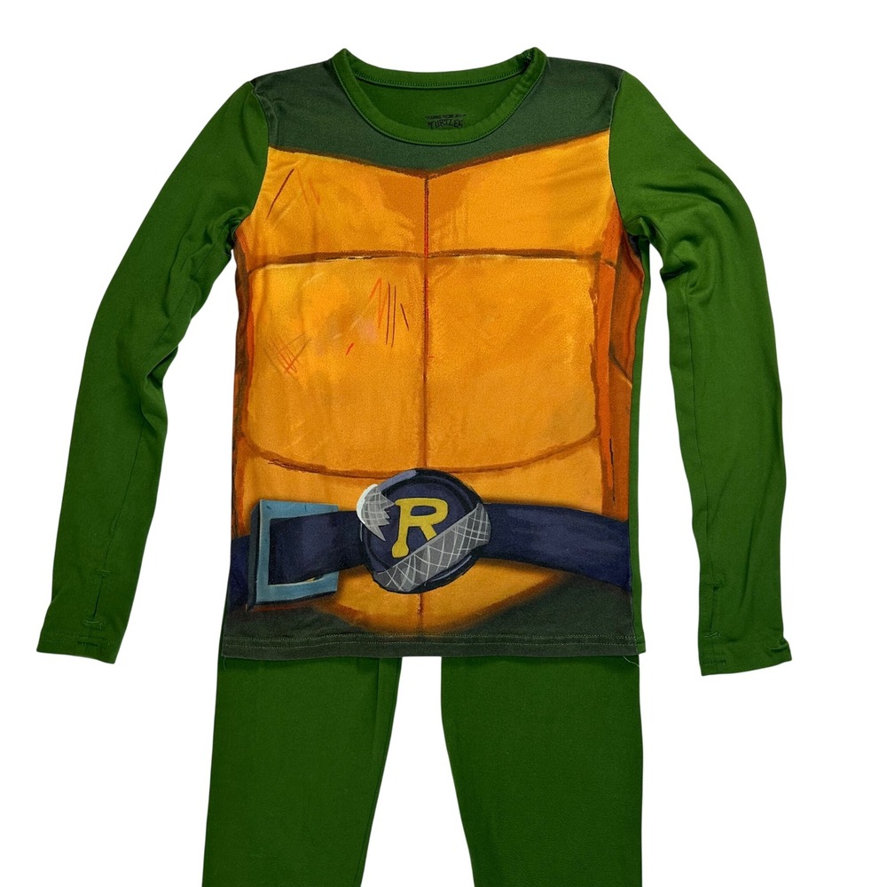 ClimateRight TMNT Mutant Mayhem Raphael Pajama Set Green Mens‎ Medium 2 Piece